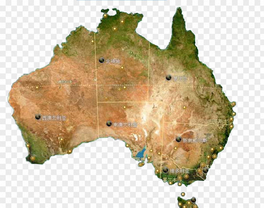 Authentic Map Of Australia Shutterstock Illustration PNG