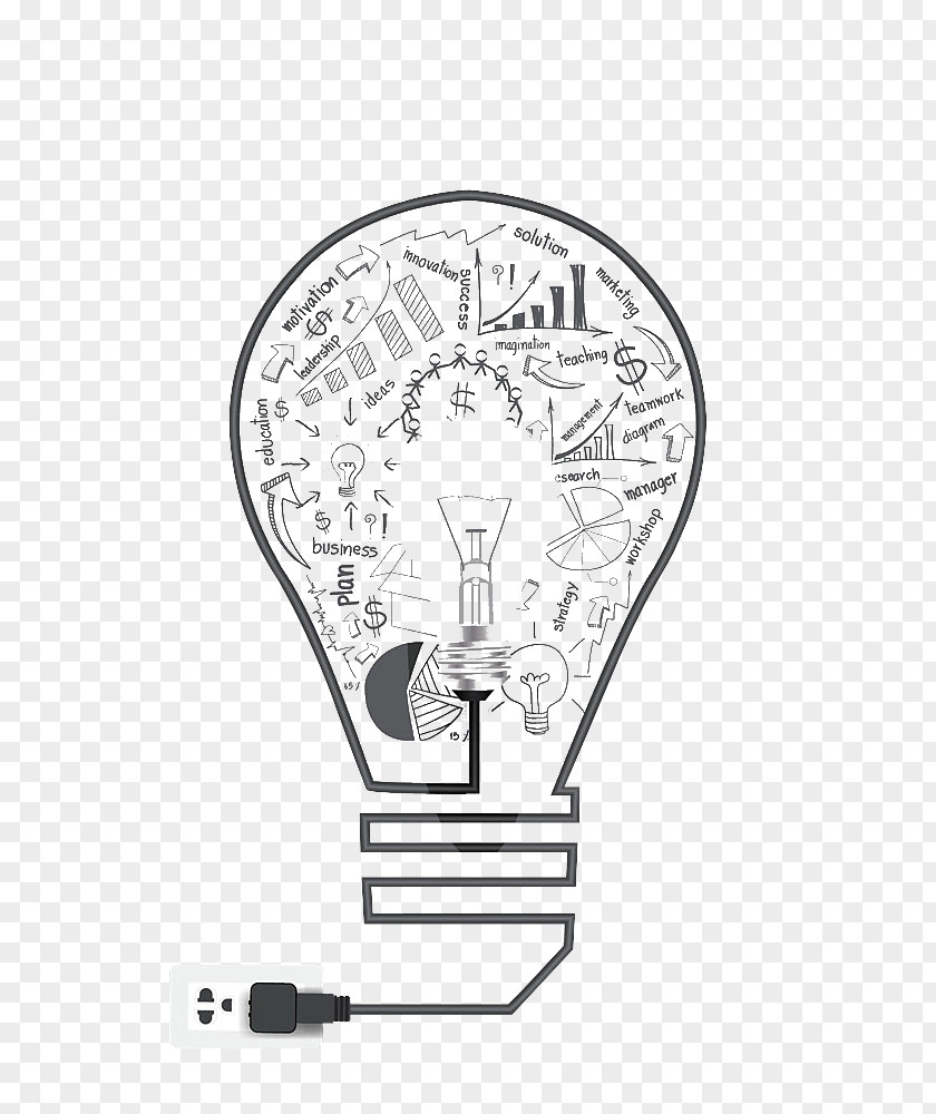 Creative Bulb Creativity Drawing Idea PNG