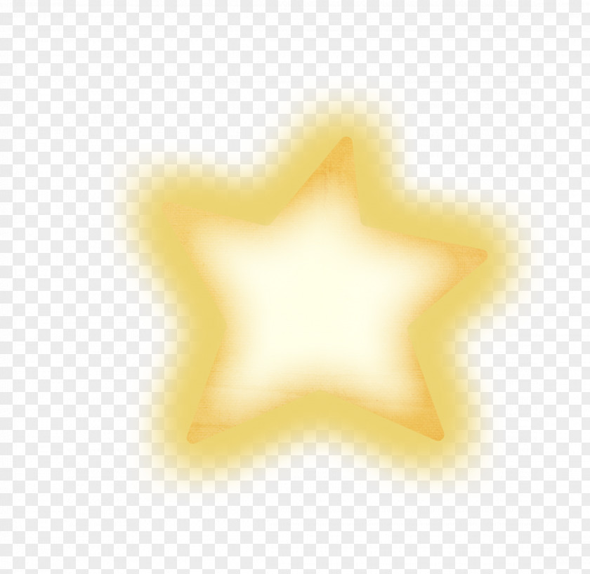 Five-pointed Star Yellow Sky Wallpaper PNG