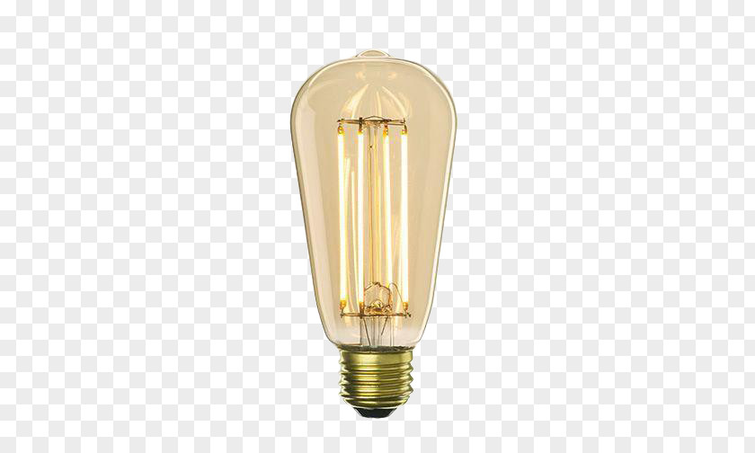 Led Lamp Incandescent Light Bulb LED Edison Filament PNG