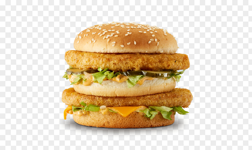 McDonald's Big Mac Chicken Sandwich Hamburger McChicken Patty PNG