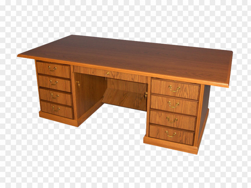 Office Desk Furniture Wood Stain Drawer Varnish PNG