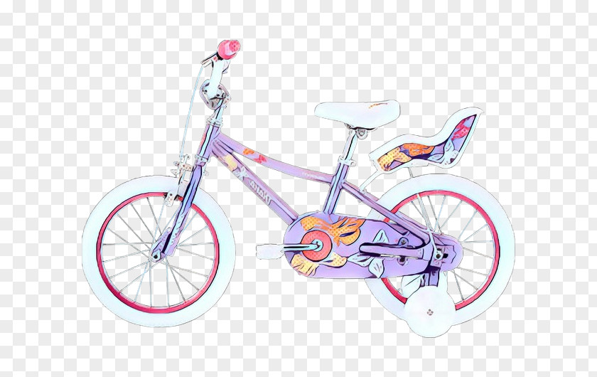 Pink Bicycle Drivetrain Part Wheel Vehicle Frame PNG