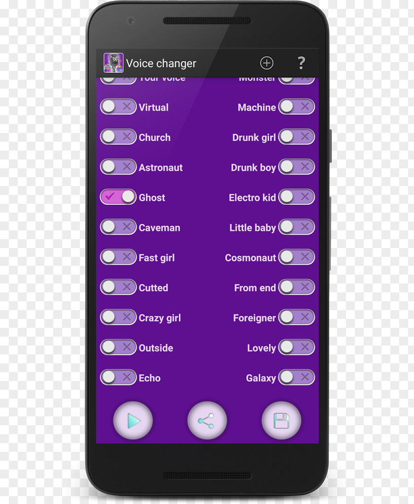 Voice Changer Feature Phone Funny Changer! Smartphone With Effects Change Your Voice! PNG