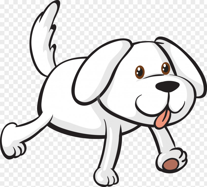 Cartoon Cute Dog Material Maltese Bichon Frise Puppy Clip Art PNG