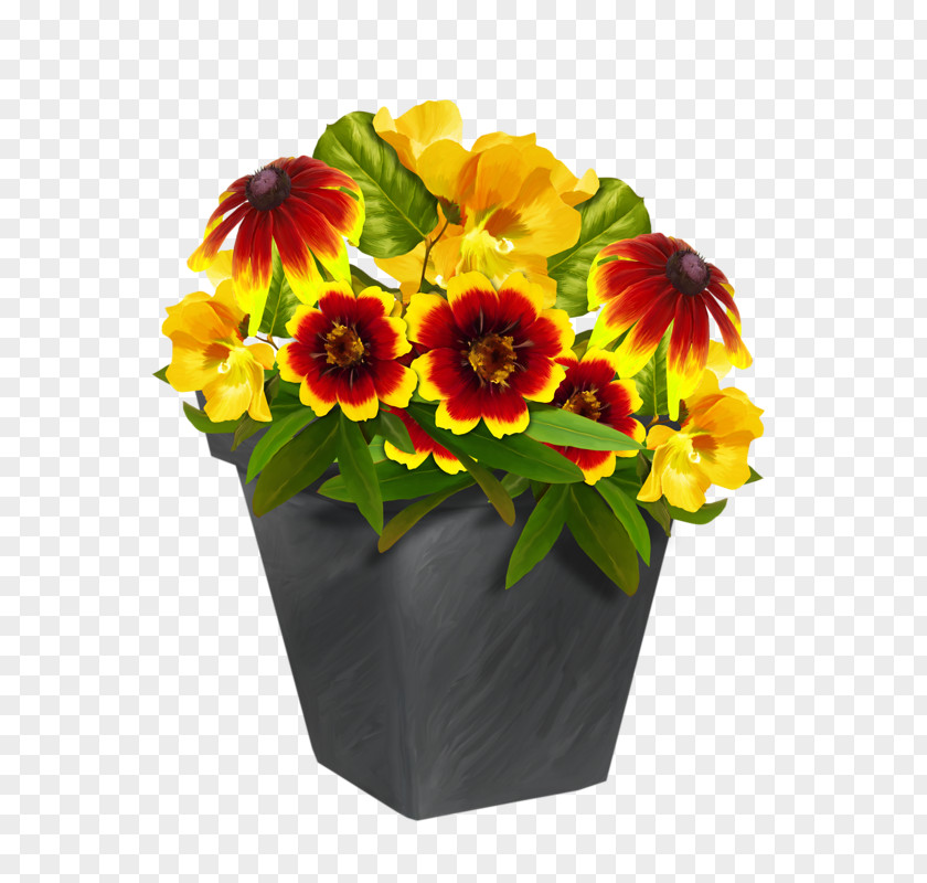 Flower Floral Design Flowerpot Cut Flowers Yellow PNG