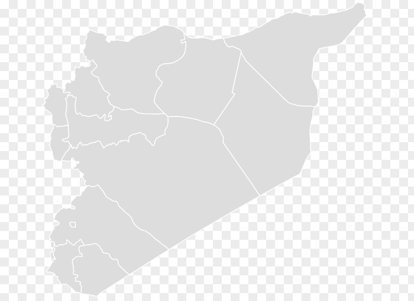 Map Syria Blank Ghouta United Arab Republic PNG