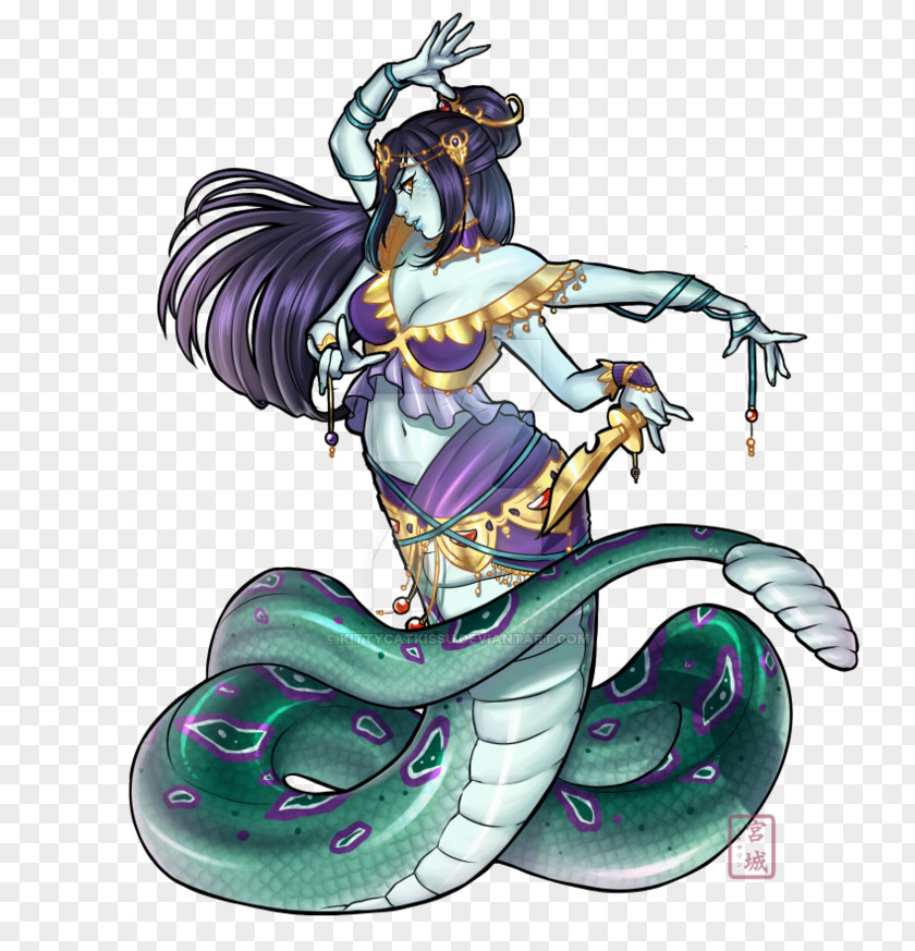 Monster Lamia Nāga Legendary Creature Medusa Art PNG