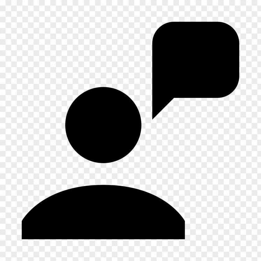 Talk Person Conversation Symbol PNG