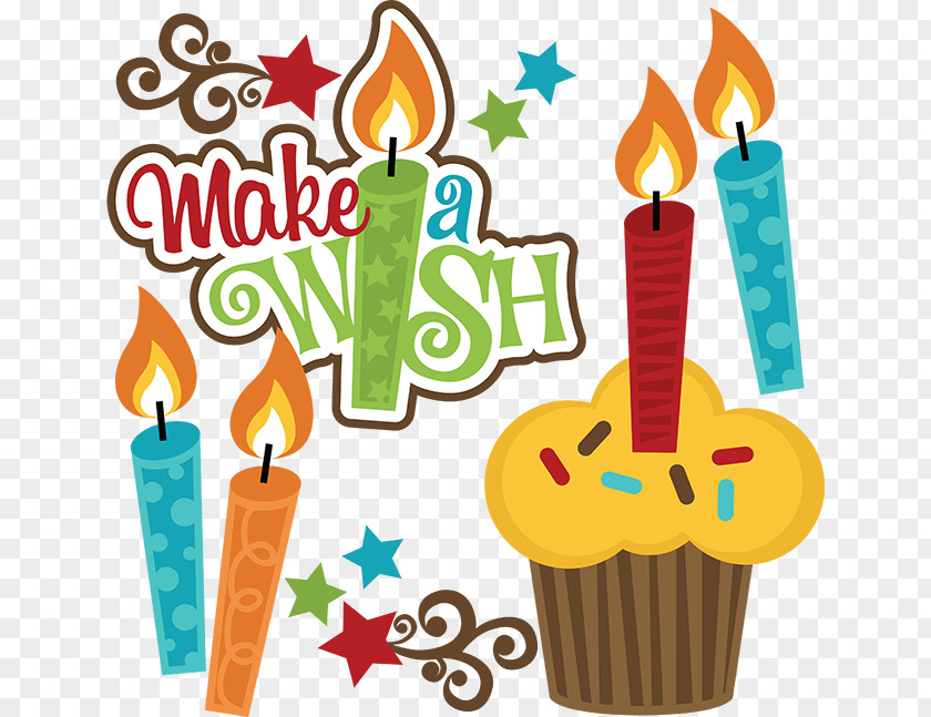 Birthday Cake Wish Greeting & Note Cards Clip Art PNG