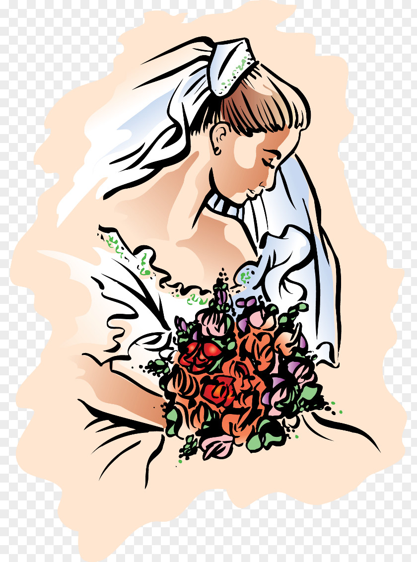 Bride Bridegroom Wedding PNG