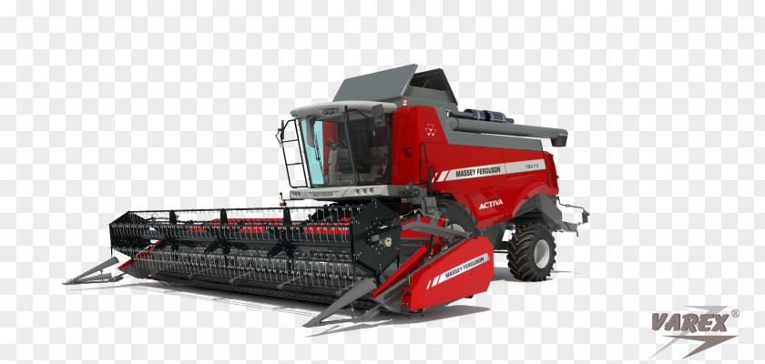 Combine Harvester Massey Ferguson John Deere Agricultural Machinery PNG