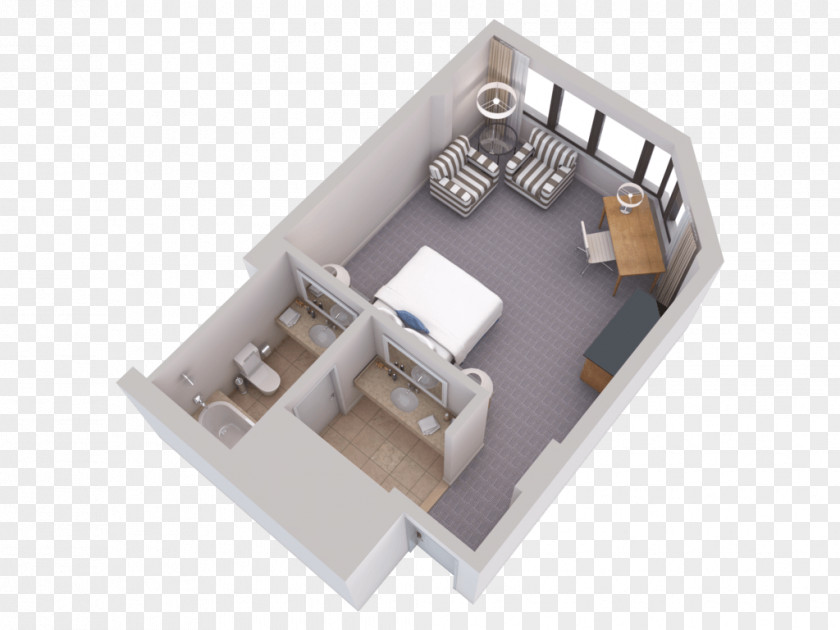 Office Scene Boca Raton Resort 3D Floor Plan Hotel House PNG