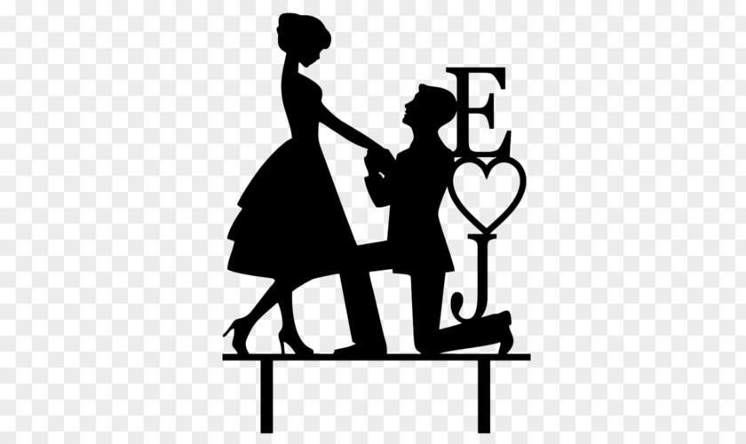 Wedding Cake Topper Frosting & Icing Bridegroom Marriage Proposal PNG