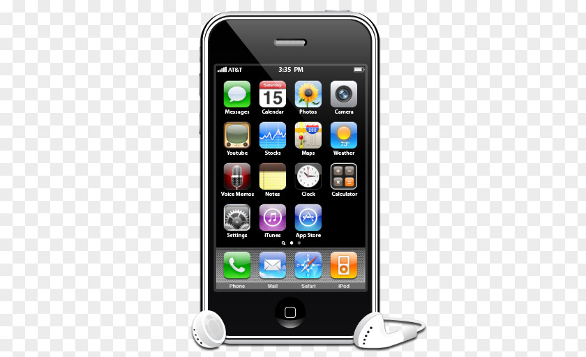Mobile Phone IPhone 3GS 4 5s Telephone PNG