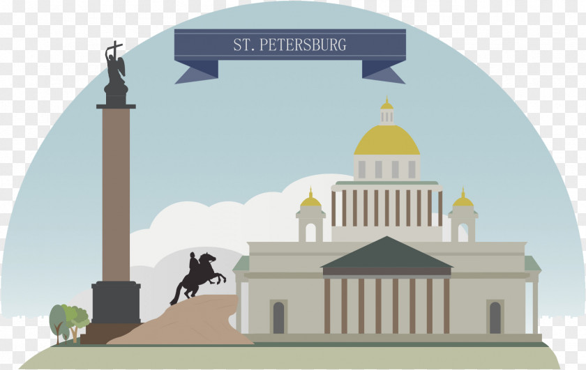 St Petersburg Russland Saint Isaac's Cathedral Vector Graphics Illustration Image Photography PNG