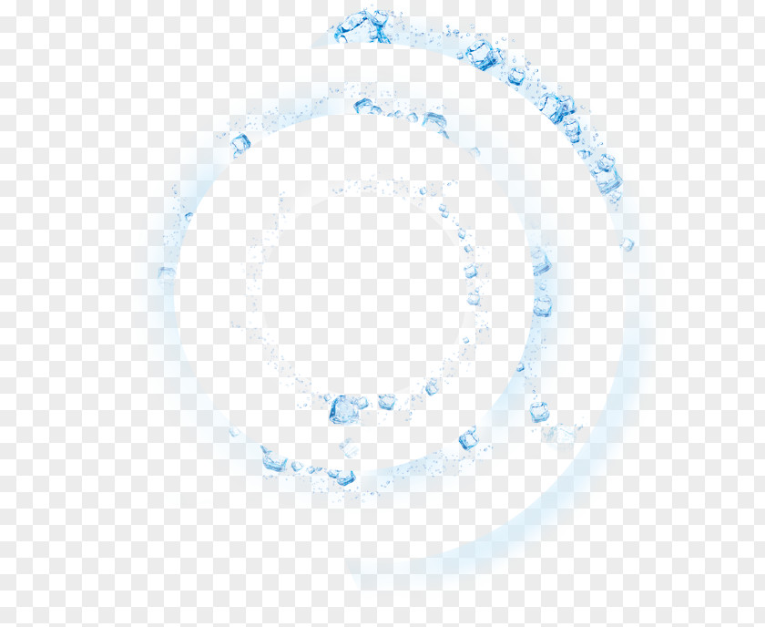 Creative Ice Circle Area Angle Font PNG
