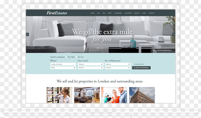 Estate Agent Web Page Service Display Advertising Electronics PNG