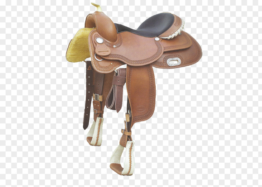 Horse American Frontier Saddle Western Riding Reining PNG