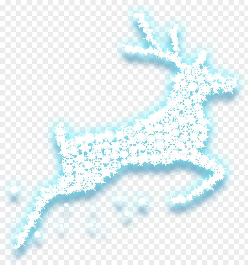 Icy Deer Clipart Christmas PhotoScape PNG