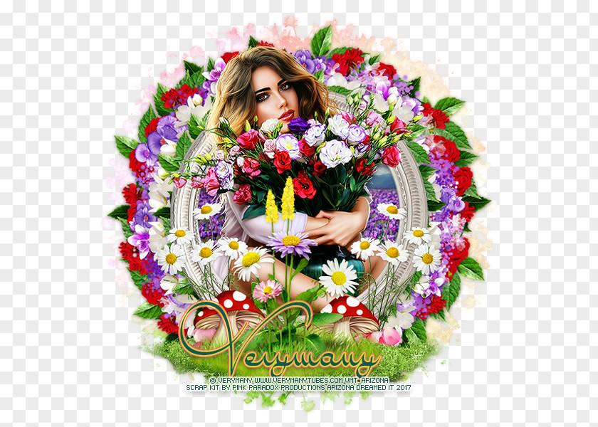 In Full Bloom Floral Design Cut Flowers Wreath Flower Bouquet PNG