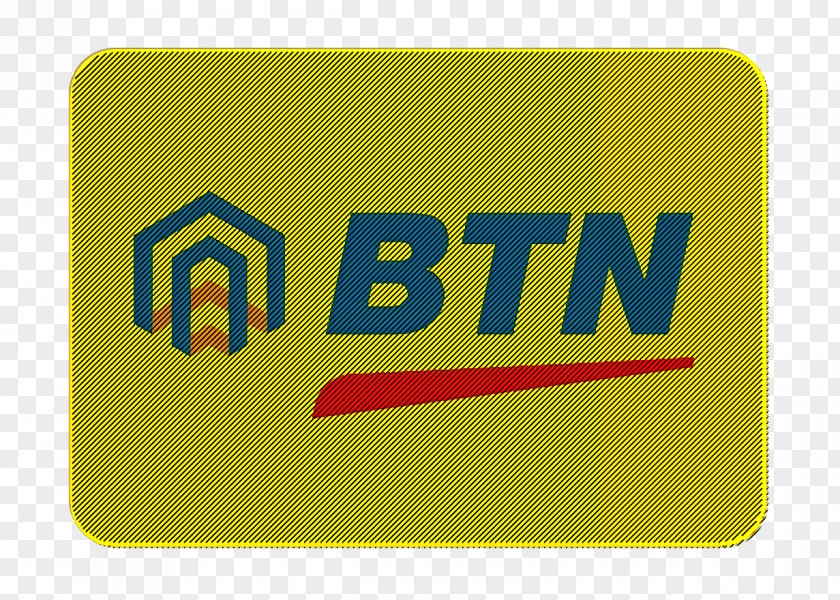 Signage Label Bank Icon Btn Indonesian PNG