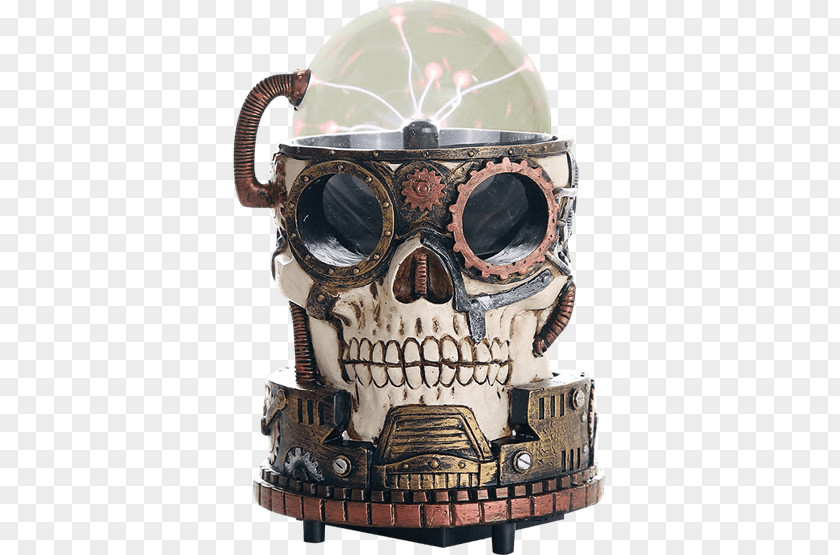 Skull Plasma Globe Sphere Lightning PNG