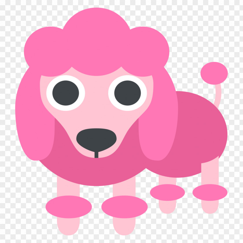 Poodle Emoji Emoticon Symbol Clip Art PNG