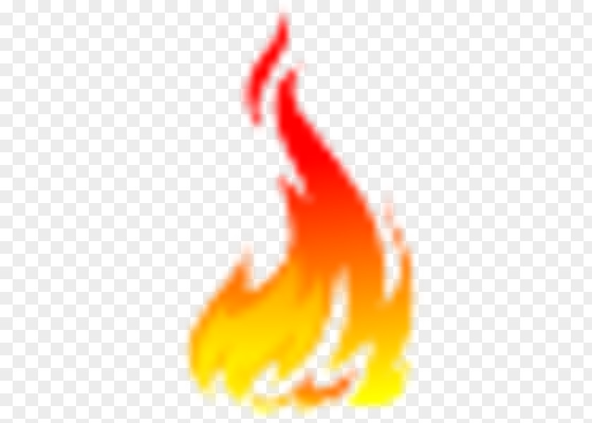A Small Flame Fire Clip Art PNG