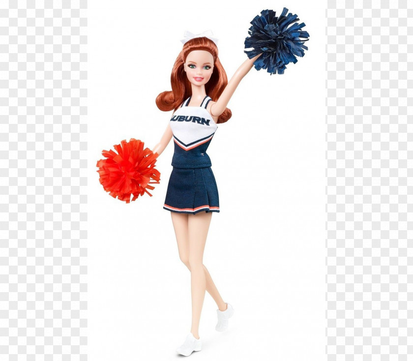 Barbie Auburn University Doll Toy PNG