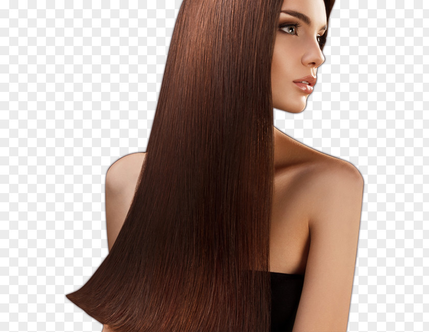 Hair Brown Coloring Layered Step Cutting PNG