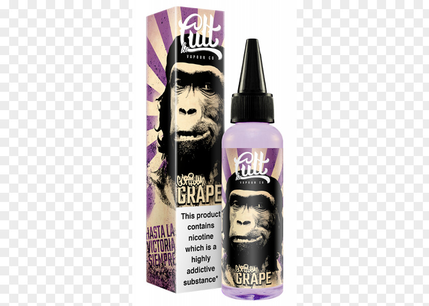 Gorilla Grape Flavor Liquid Purple PNG