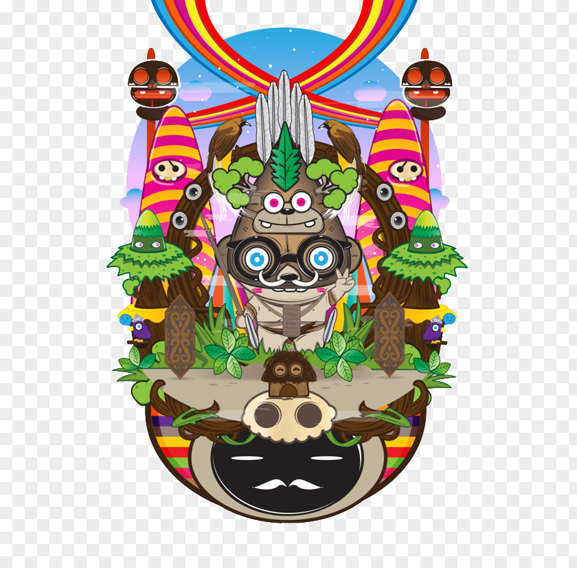 Color Orangutan Game Illustration Art PNG