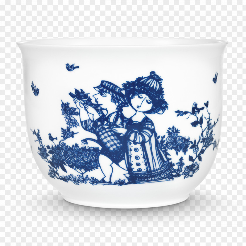 Vase Flowerpot Blue Porcelain Rose Garden PNG