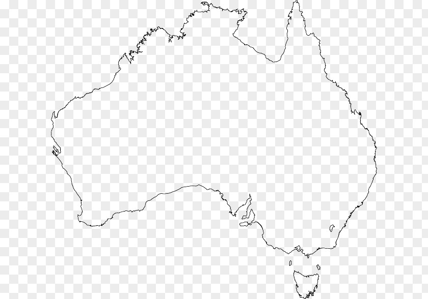 Australia Blank Map World Mapa Polityczna PNG