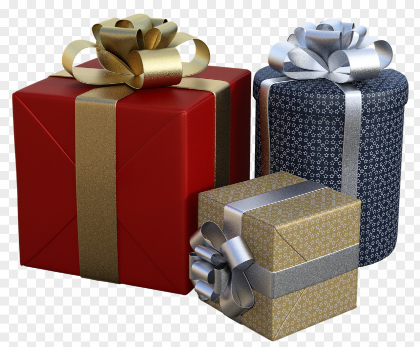 Metal Cylinder Present Gift Wrapping Ribbon Box Rectangle PNG