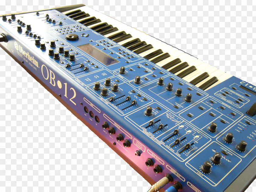 Musical Instruments Oberheim OB-Xa OB12 Electronics Sound Synthesizers PNG