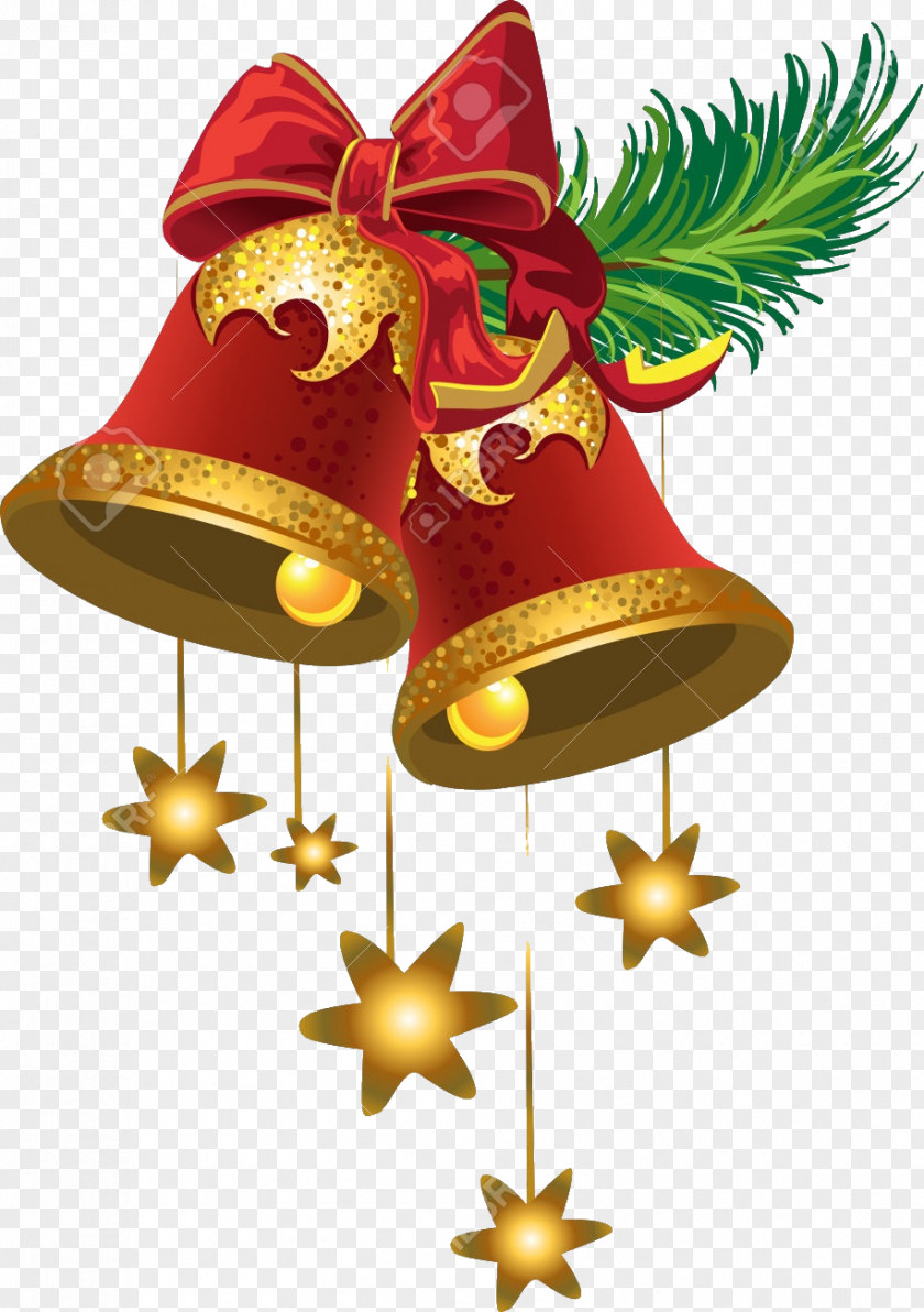 Small Bells Jingle Bell Christmas Decoration Ornament Clip Art PNG