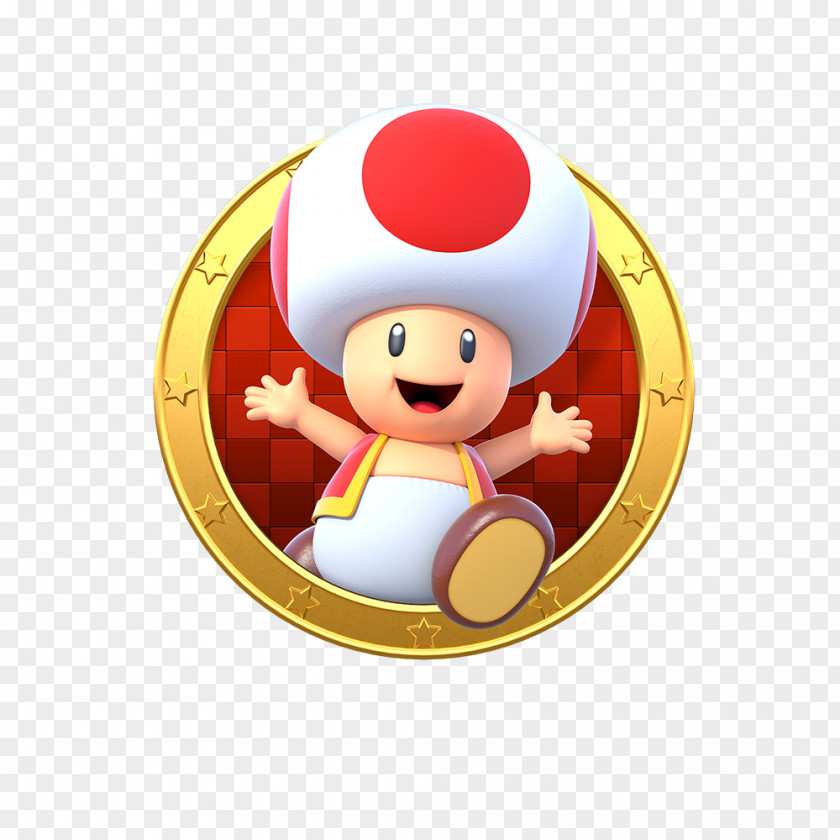 Super Mario Bros Party Star Rush Bros. Toad 8 PNG