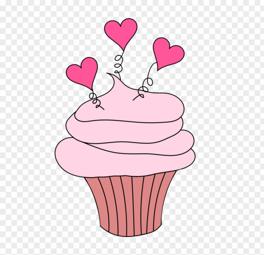 Sweet 15 Cupcake Muffin Frosting & Icing Valentine's Day Clip Art PNG