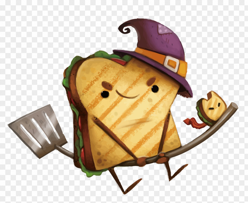 Vector Sandwich Little Witch Painting DeviantArt Artist Cryptozoology PNG