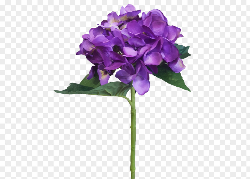 Artificial Flowers Mala Hydrangea Cut Violet Petal PNG