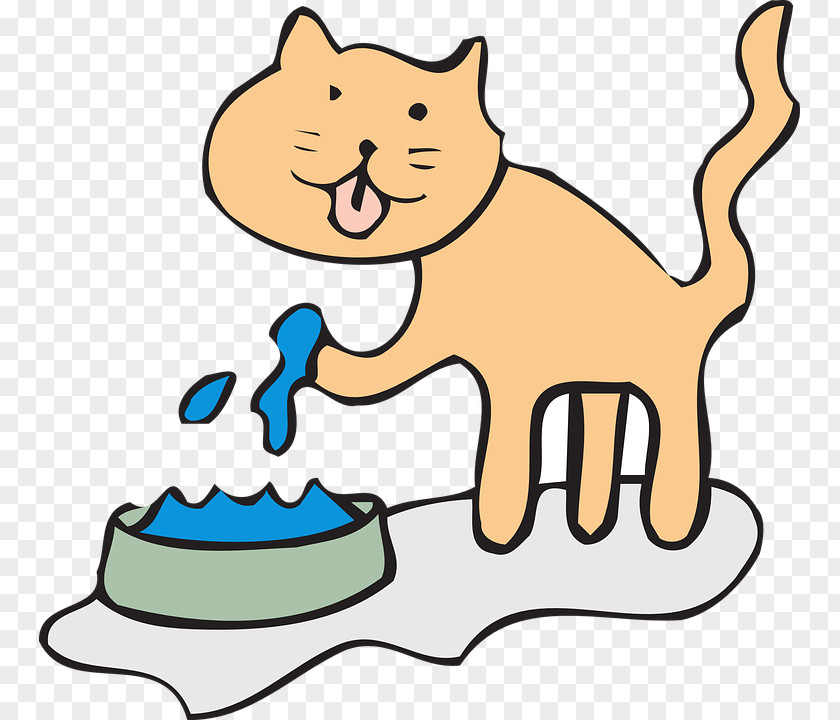 Drinking Water Cliparts Cat Kitten Clip Art PNG