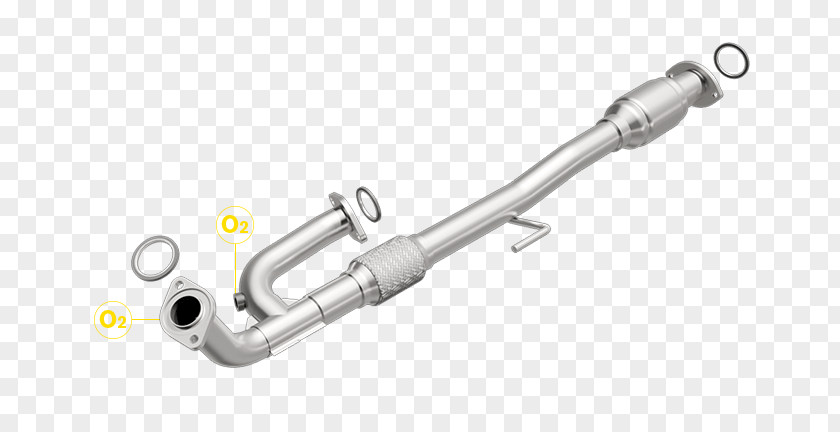 Exhaust Pipe Car System Product Design Catalysis PNG