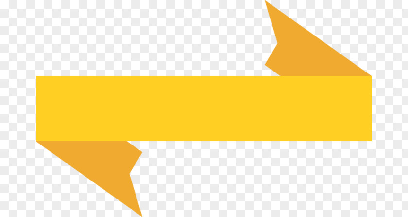 Triangle Yellow Arrow PNG