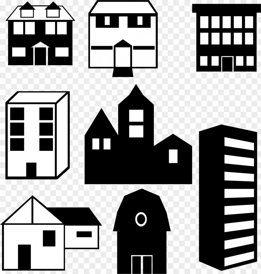 Building Silhouette Apartment PNG