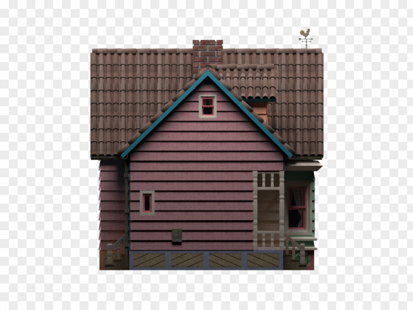 Carl Fredricksen House Roof Facade Cottage Log Cabin PNG