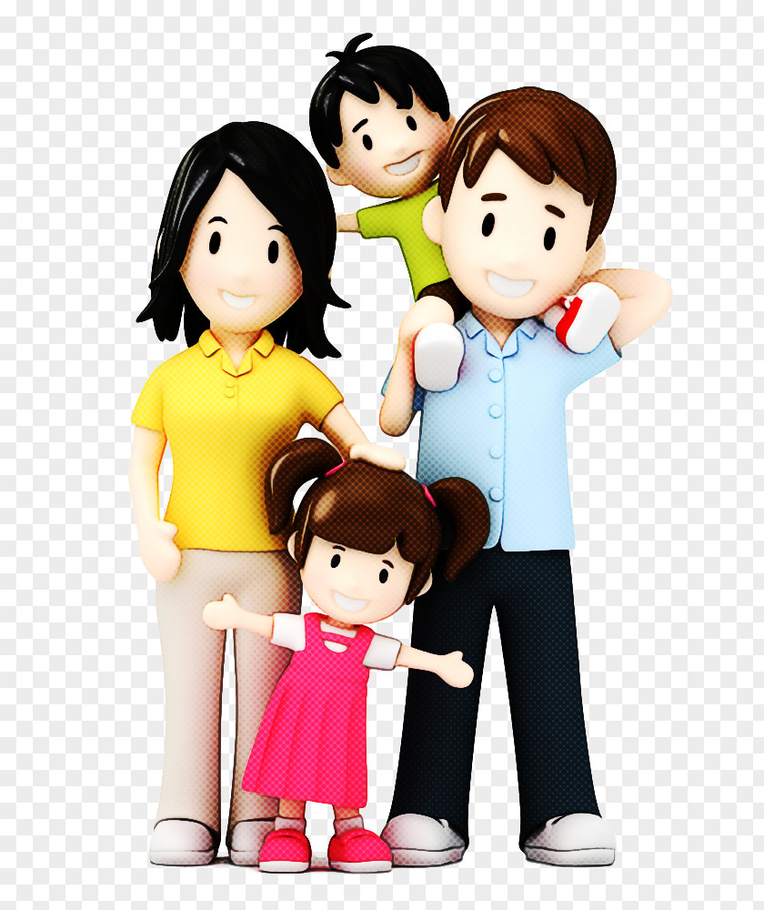 Cartoon People Youth Friendship Interaction PNG