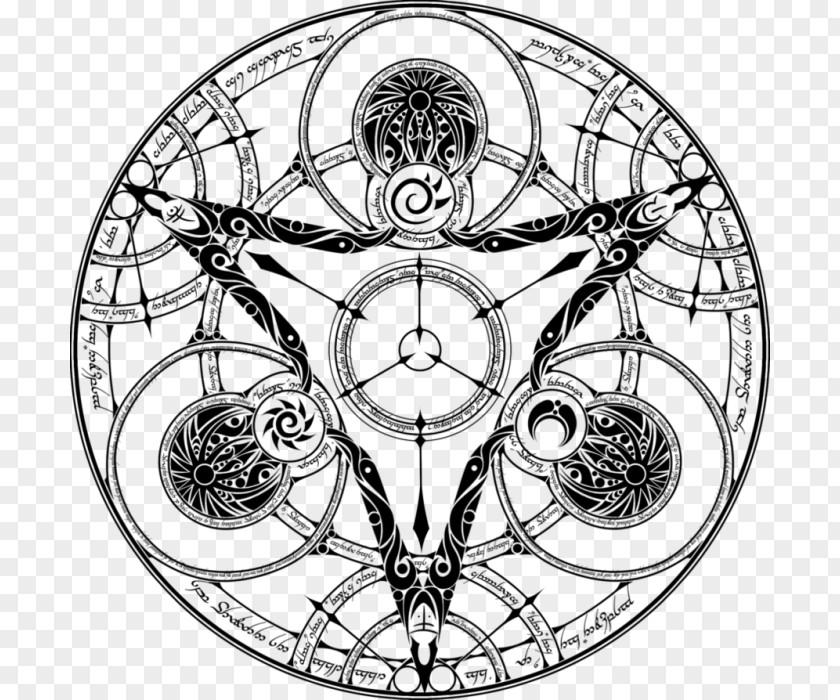 Circle Magic Drawing Alchemy Symbol PNG