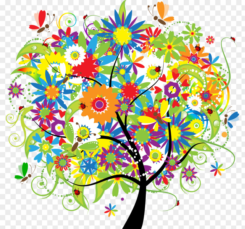 Colorful Tree Creativity Clip Art PNG